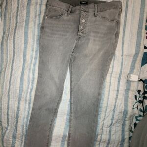 Super Soft  Express Grey Jeans button up 14